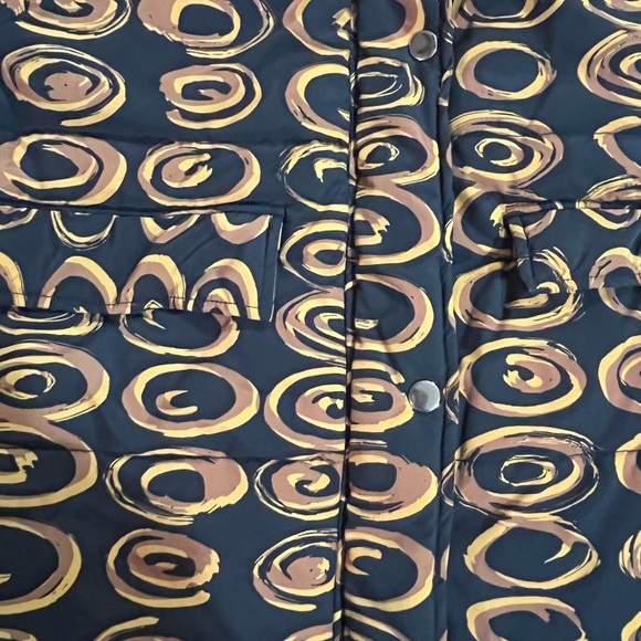 Free People Black and Gold Patterned Jacket Size M/L - Picture 8 of 12